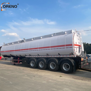 3 Axle 45CBM Carbon Fuel Tanker Semi Trailer